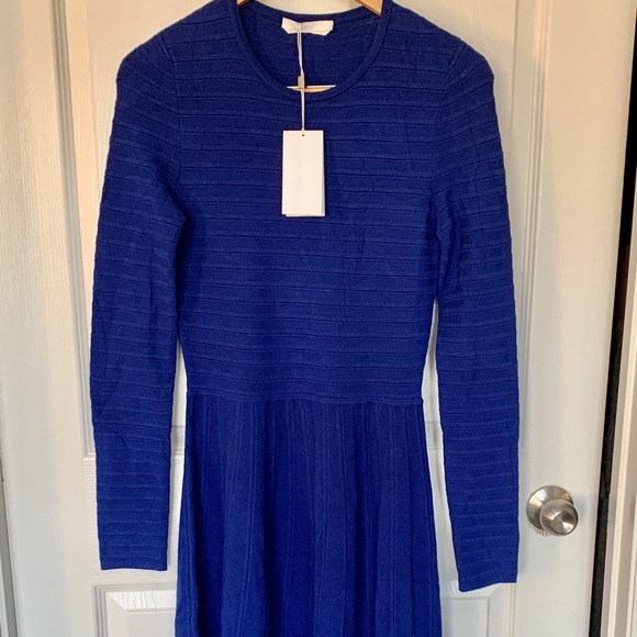Hugo Boss Blue Dress NWT - Picture 1 of 8